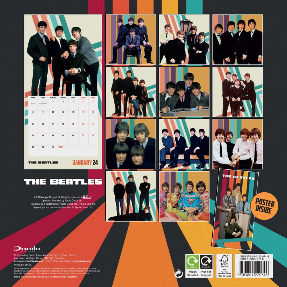 Beatles Beatles 2024 Calendar Alda Music