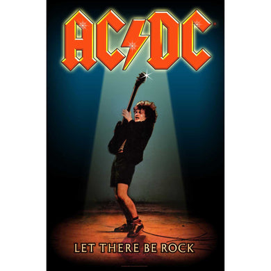 AC/DC - Textile Poster - AC/DC Let There Be Rock (Fáni)