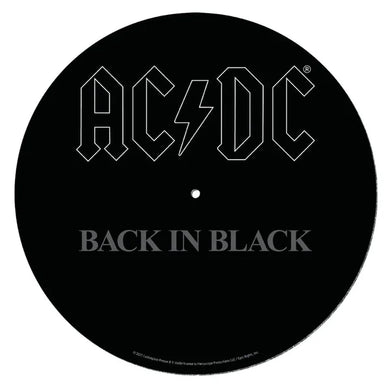 AC/DC - Slipmat - Back To Black (Plötumotta)