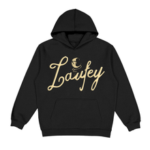 Laufey - Laufey Deep Black 'AMOT Tour' Hoodie (Hettupeysa)