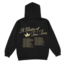 Laufey - Laufey Deep Black 'AMOT Tour' Hoodie (Hettupeysa)