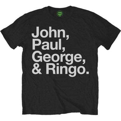 Beatles - T-Shirt - Beatles John Paul George & Ringo (Bolur)