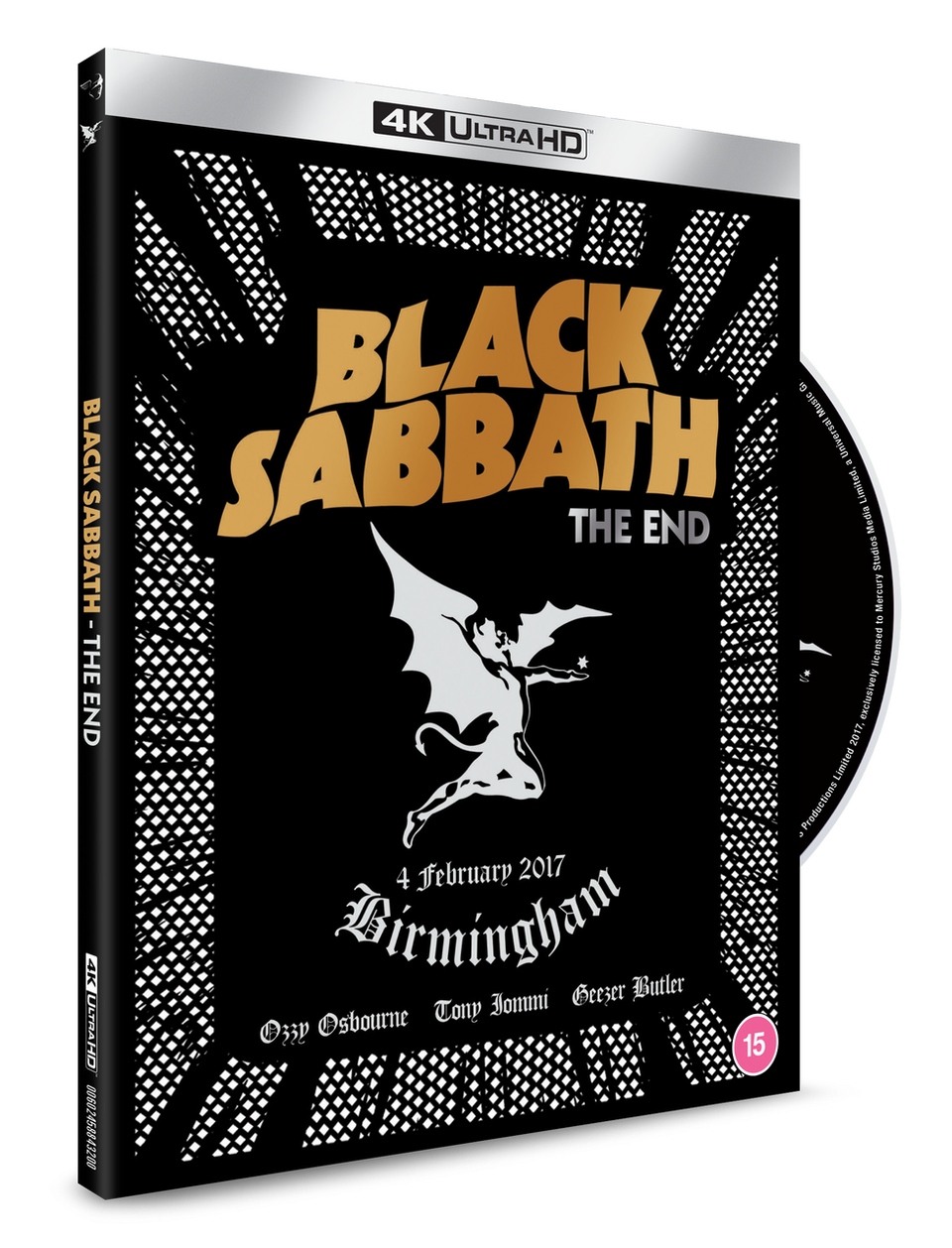 Black Sabbath - The End (Live From Brimingham 2017) 4K Blu-Ray