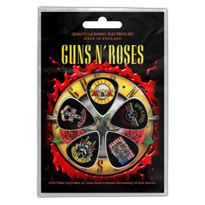 Guns N Roses - Plectrum Pack - Guns N Roses Gítar Neglur pakki 5st