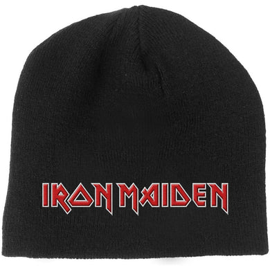 Iron Maiden - Beanie Hat - Iron Maiden Logo Black (Húfa)