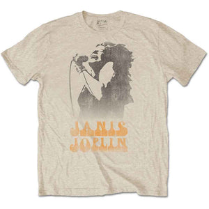 Janis Joplin - T-Shirt - Janis Joplin Working The Mic (bolur)