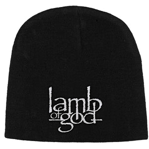 Lamb of God - Beanie Hat - Lamb Of God Logo Black Húfa