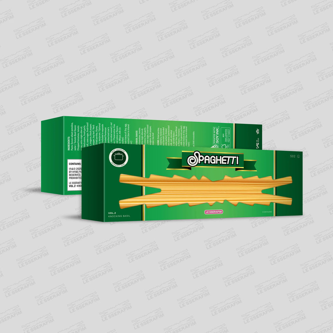 Le Sserafims - 1st Single Album 'SPAGHETTI