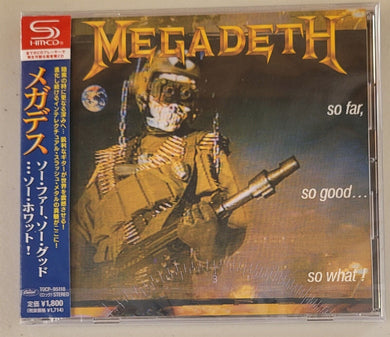 Megadeth - So Far, So Good... So What! (SHM-CD)