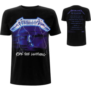 Metallica - T-Shirt - Metallica Ride The Lightning Tracks Bolur