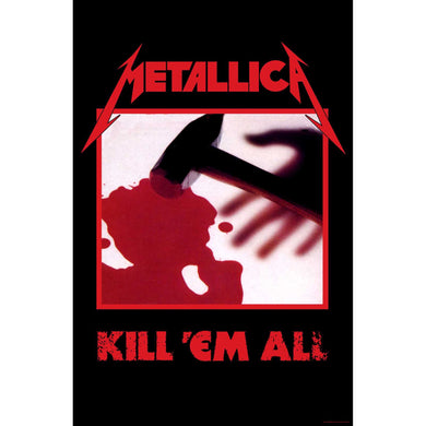 Metallica - Textile Poster - Metallica Kill Em All (Fáni)