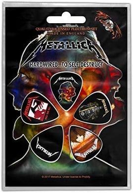 Metallica - Plectrum Pack - Metallica Hardwired To Self Destruct Gítaneglur