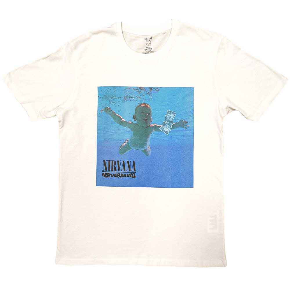 Nirvana - T-Shirt - Nevermind (White) (Bolur)