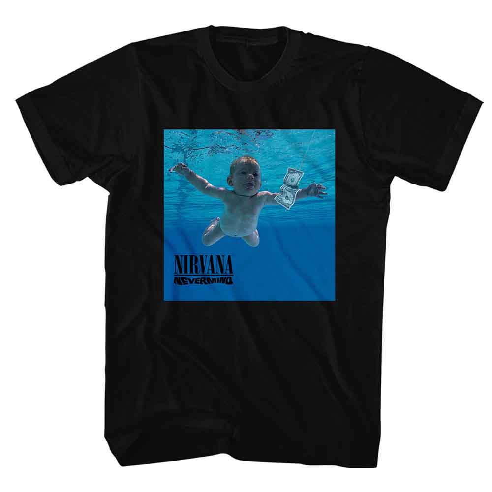 Nirvana - T-Shirt - Nevermind (Black) (Bolur)