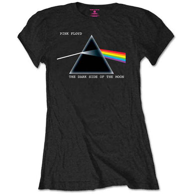 Pink Floyd - T-Shirt - Pink Floyd Dark Side of the Moon (Bolur) (Kvennastærð)