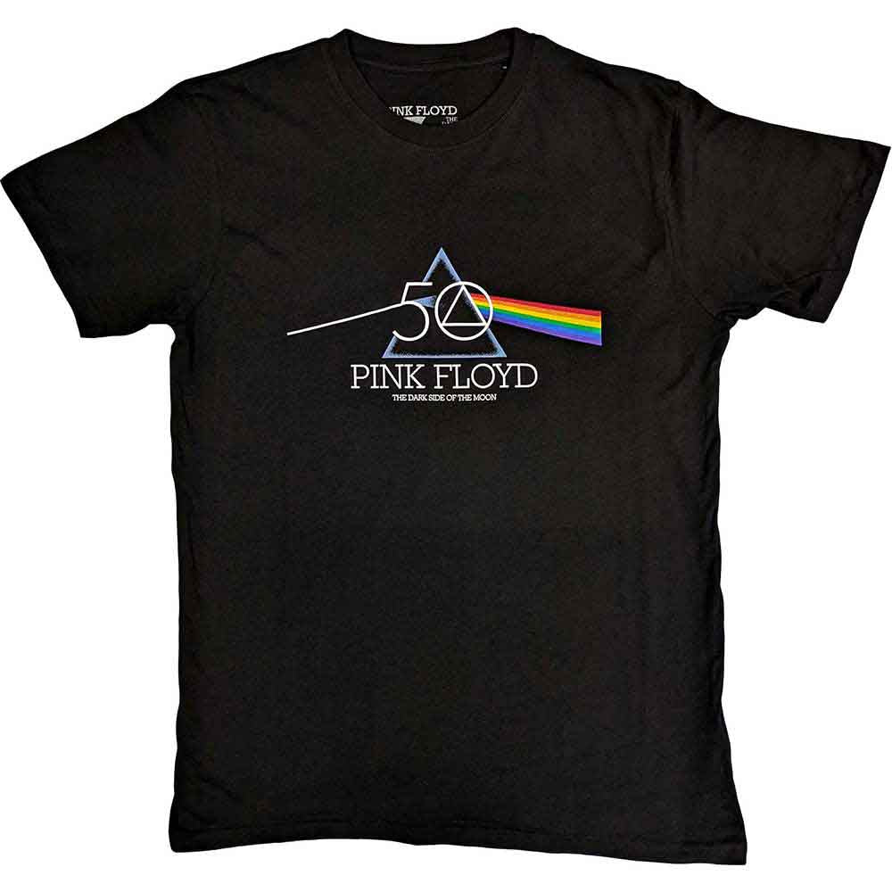 Pink Floyd - T-Shirt - Pink Floyd Logo 50th (Bolur)