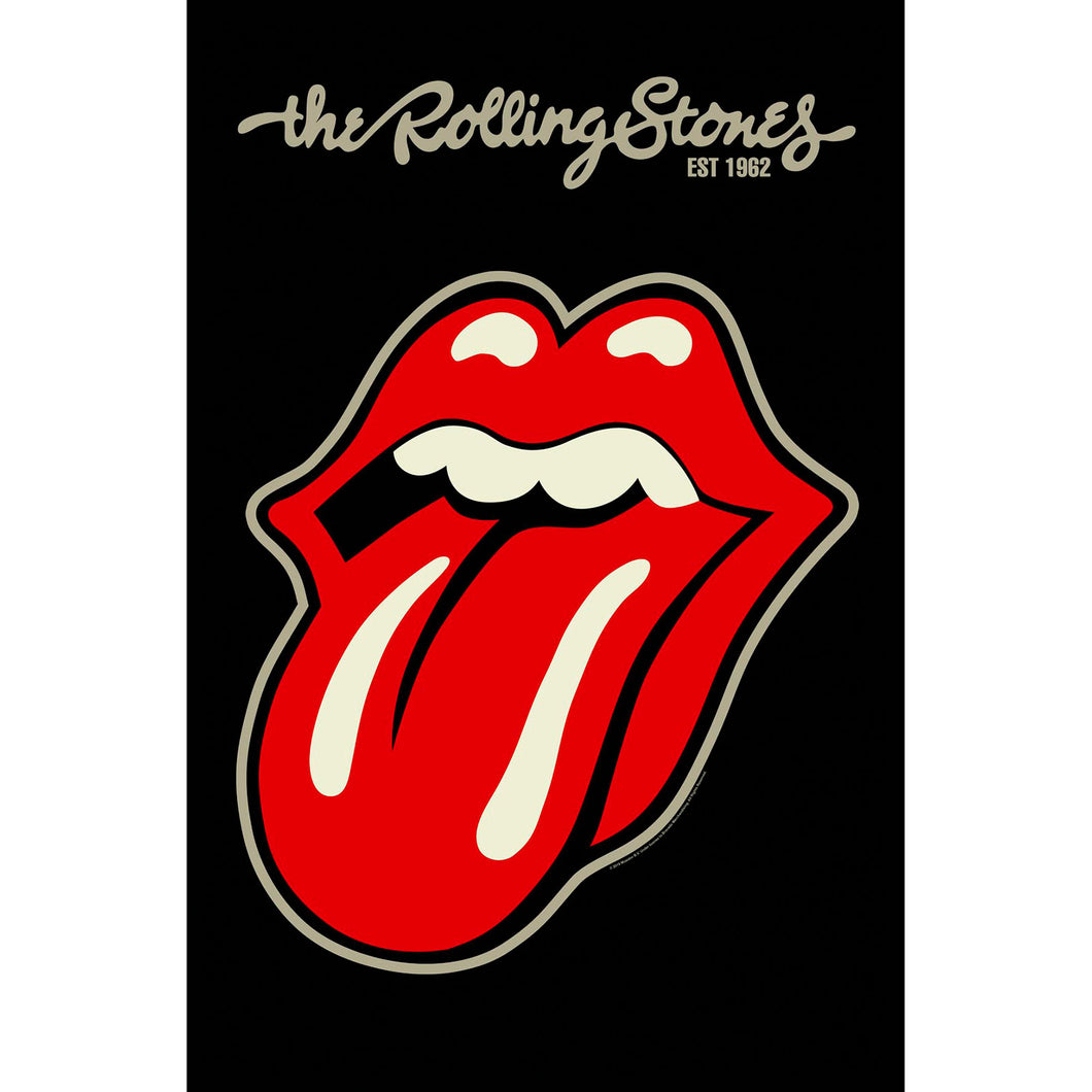 Rolling Stones - Textile Poster - Rolling Stones Tongue (Fáni)