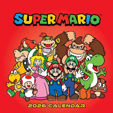 Super Mario - Super Mario Bros 2026 calendar