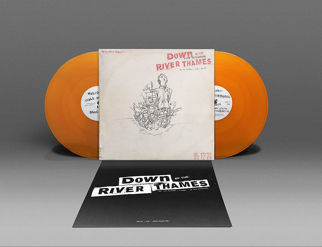 Liam Gallagher - Down By The River Thames (orange color)