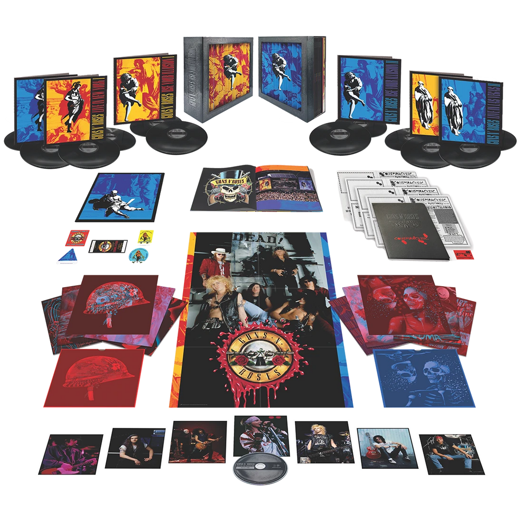 Guns N Roses - Use Your Illusion (Super Deluxe Box Set) 12LP+Blu-Ray+Bók+Memorabilia