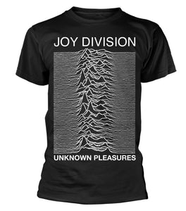 Joy Divison - T-Shirt - Unknown Pleasures Black (Bolur)