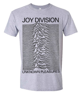Joy Division - T-Shirt - Unknown Pleasures Grey (Bolur)