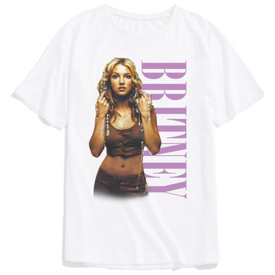 Britney Spears - T-Shirt - Britney Spears (White) (Bolur)