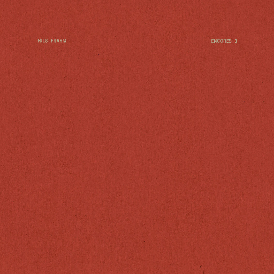 Nils Frahm - Encores 3