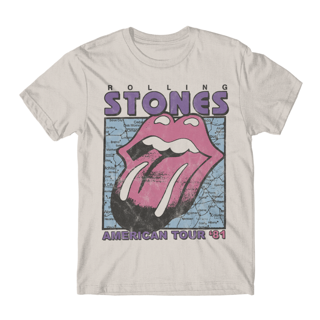 Rolling Stones - T-Shirt - American Tour '81 (Bolur)